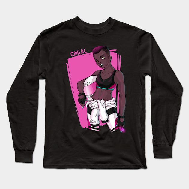 Domino Motorcrush Long Sleeve T-Shirt by CahLac